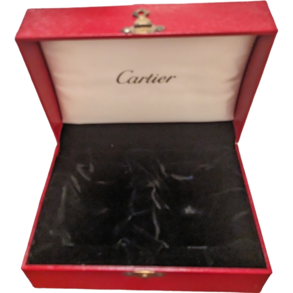 Vintage Cartier classsic velvet lined Jewelry Luxury box - Picture 6 of 16